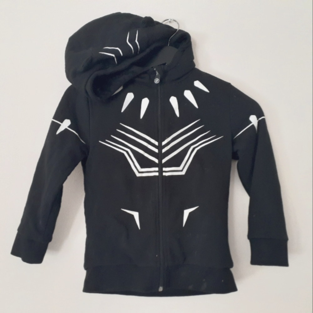 Marvel Black Panther cubcoat - hoodie and stuffed animal in 1 Size 6-7